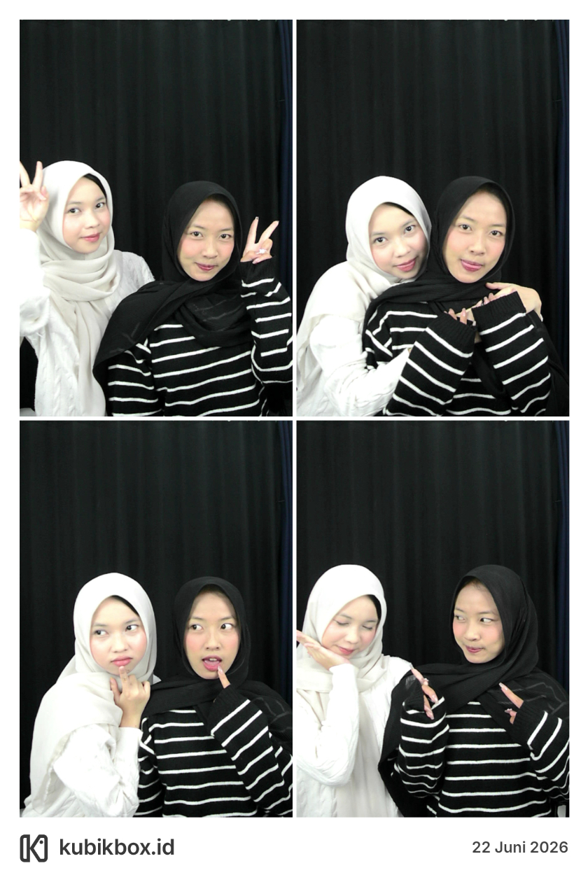 Bestie kompakan tema warna outfit
