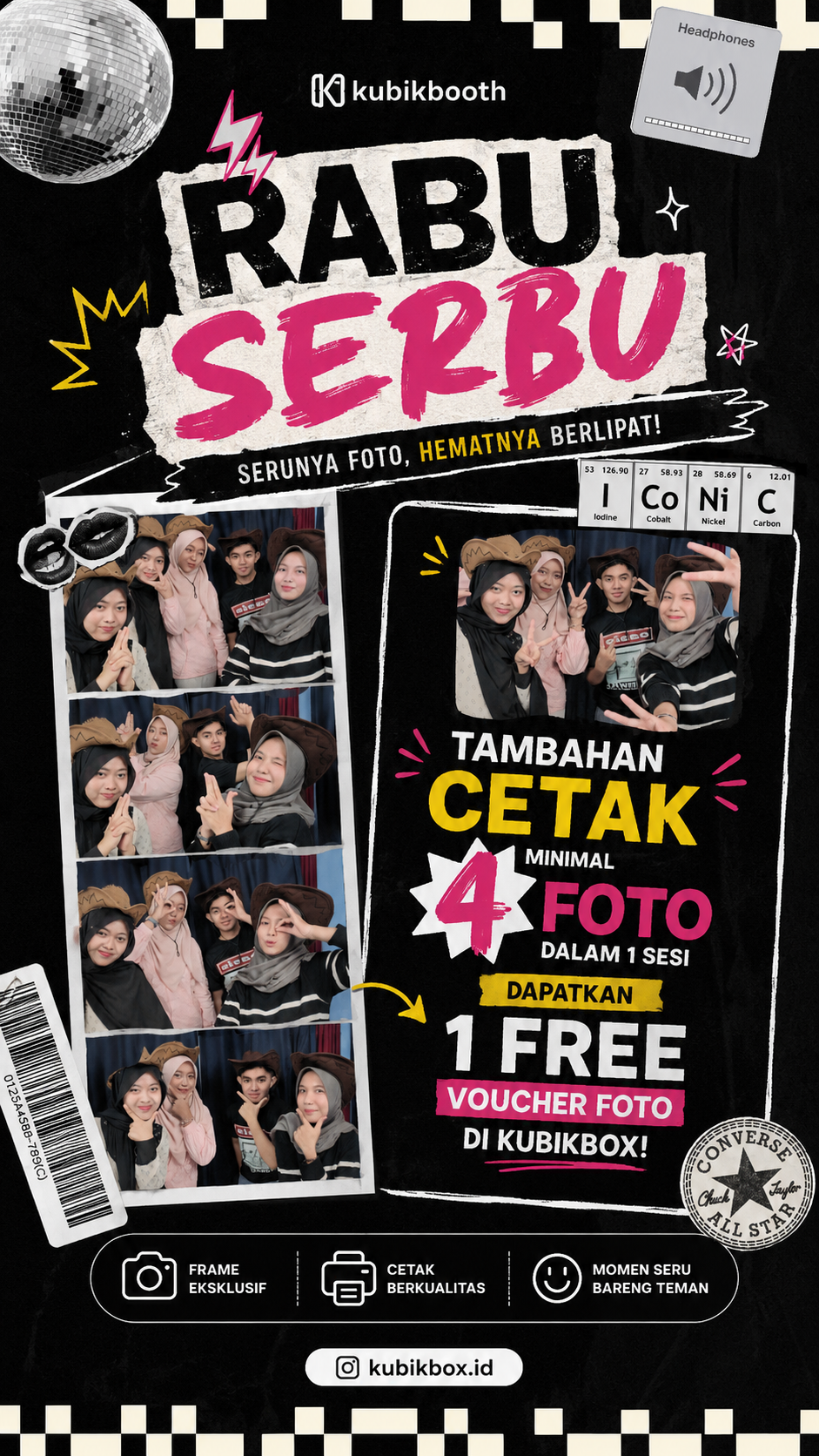Rabu Serbu — tambah cetak 4 foto, dapat free voucher foto